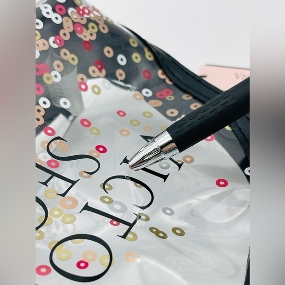 Victoria's Secret Black and Pink Cosmetic Bag - Picture 6 of 6